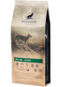 Croquettes Wolfood Lamb pour chien considérées hypoallergénique